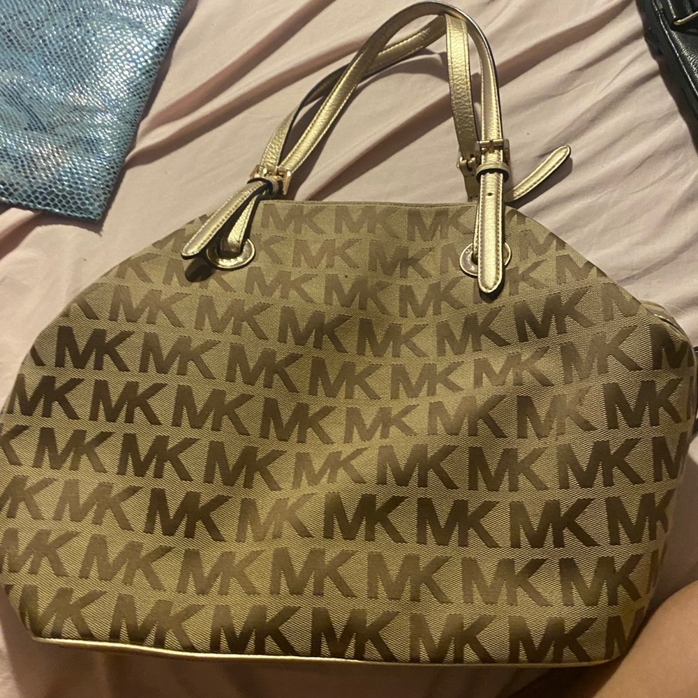 Michael Kors brown gold